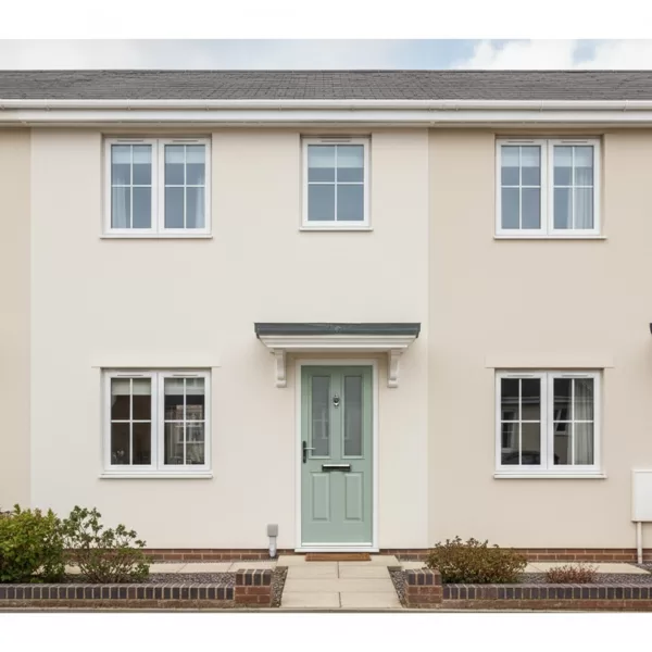 Ensure Maple Glazed Composite Door